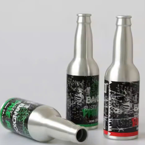Vietnam Manufacturer's Sleek Open-Top <b>Aluminum</b> Long-Necked Metal <b>Bottles</b> Portable for Car Applications - Product Image 3