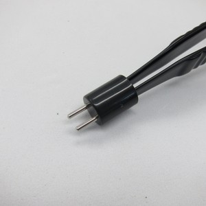 Pinza bipolare a baionetta forcipe bipolare AHA Nylon nero rivestito antiaderente L: punta 20cm 1mm - Product Image 4