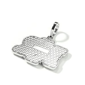 <span class=keywords><strong>2025</strong></span> Mới Tùy Chỉnh Phong Cách Tên Nơi Ba Chữ Mặt Dây Chuyền Vòng Cổ CZ Cuba Chuỗi Vòng Cổ Phụ Nữ Người Đàn Ông Hip Hop Đồ Trang Sức - Product Image 3