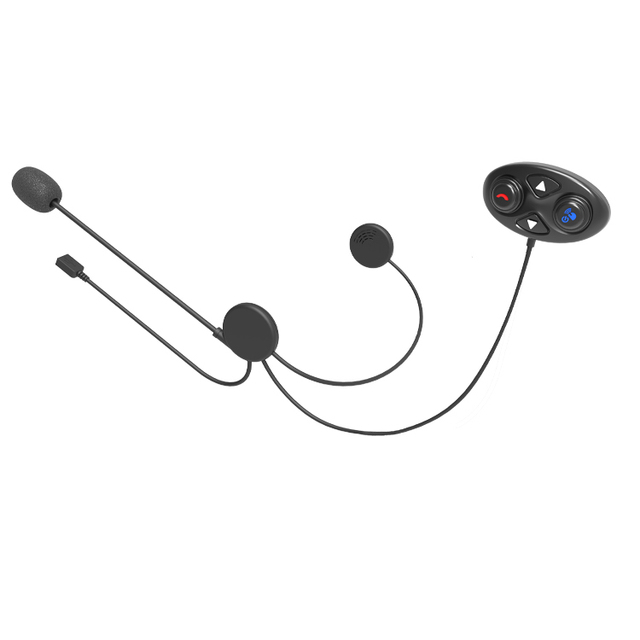 Factory DK10 Wireless Helmet Intercom Headset Easy-Install Bluetooth Intercom Headset for Full-Face Helmets