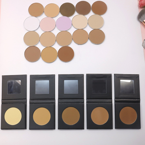 Maquillaje facial Logotipo propio Contour Bronzer Polvo prensado Corrector de larga duración Paleta de contorno mate Piel profunda - Product Image 1