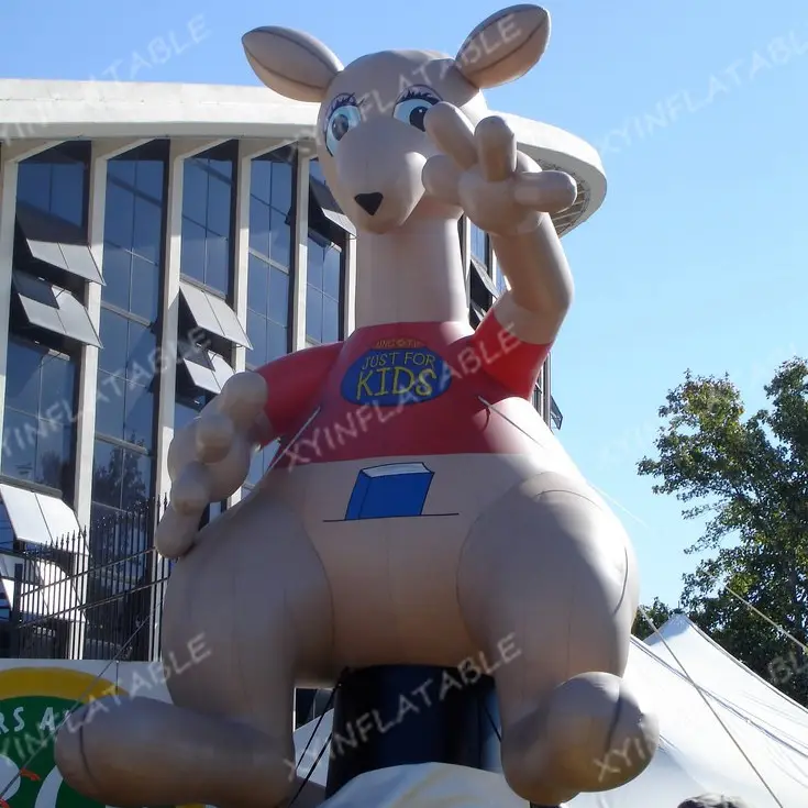Ballon animal gonflable géant de kangourou gonflable personnalisé pour la publicité extérieure