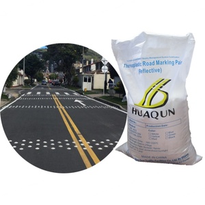 Pintura Termoplástica Blanca de Alta Visibilidad y Buena Resistencia a la Suciedad, Pintura para Señalización Vial, Pintura Reflectante para Seguridad Vial - Product Image 1