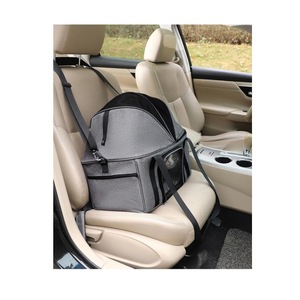 Erweiterbarer Großer Katzen- und Hundetransportbehälter Konvertierbar Zusammenklappbar mit Halboffener Kuppel Hunde- und Katzen-Autositz Haustier-Autositz - Product Image 3