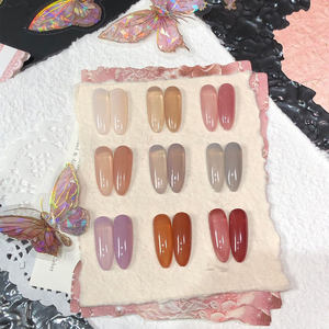 ZRKGEL Effet Verre Transparent Échantillon Gratuit Auto-nivelant Écologique Qualité Professionnelle Salon Gel UV Transparent Effet Gelée - Product Image 6