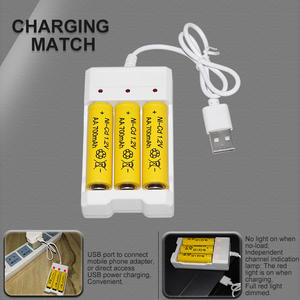 แบตเตอรี่นิกเกิลแคดเมียมแบบชาร์จได้ รุ่น AA 700mAh 1.2V สำหรับรถไฟของเล่นเด็ก โรงงานหมายเลข 5 - Product Image 5