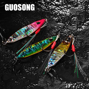 Leurre de pêche <span class=keywords><strong>Horizon</strong></span> Metal Jig 10g 14g 18g 22g 28g, hameçons d'assistance pour jigging, leurres Pesca Mar, jigging lent - Product Image 1