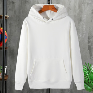 Automne hiver épais <span class=keywords><strong>pull</strong></span> épaule à <span class=keywords><strong>capuche</strong></span> 100% coton couleur unie à manches longues manteau usine en gros - Product Image 6