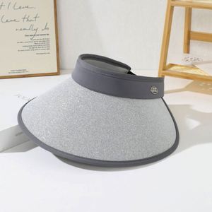 Sombrero de sol de ala ancha hueco para ciclismo para mujer, novedad 2025, gorra de verano con visera para playa y protección UV para exteriores - Product Image 3