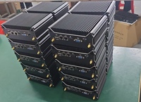Wanlan OEM, fabricante líder, Mini PC Barebone Ubuntu Debian con 2 puertos LAN, i5 7200U, DDR4/HDD/SSD//2*RJ232, Micro PC Industrial.