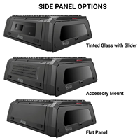 Stainless Steel Pickup Hardtop Truck Bed Topper Camper Canopy for Silverado RAM Ford F150 F250 Tacoma (301L-400L Capacity)