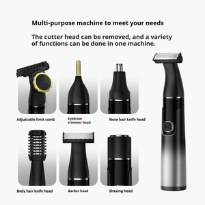 Epilatore per Sopracciglia, Depilatore Elettronico 5 in 1 Indolore per Donne, Rasoio per Rimozione <span class=keywords><strong>Peli</strong></span> <span class=keywords><strong>del</strong></span> Corpo - Product Image 3
