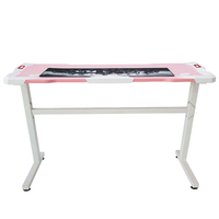 Bureau d'ordinateur pliable de style moderne Table d'étude d'étudiant en bois pour chambre à coucher avec cadre en métal à prix compétitif