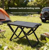 Table pliante d'extérieur multifonctionnelle, table tactique IGT, table de pique-nique portable, ensemble de chaises et d'équipements de camping, mobilier d'extérieur