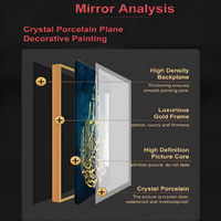 Moderne simple créatif couleur art décoration murale peintures texture abstraite peinture à l'huile salon porche cristal porcelaine peinture