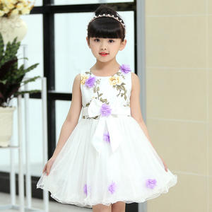 Vestido de Punto para Niña, Color Rosa, Vestidos Casuales para Niñas con Estampado Elegante - Product Image 4