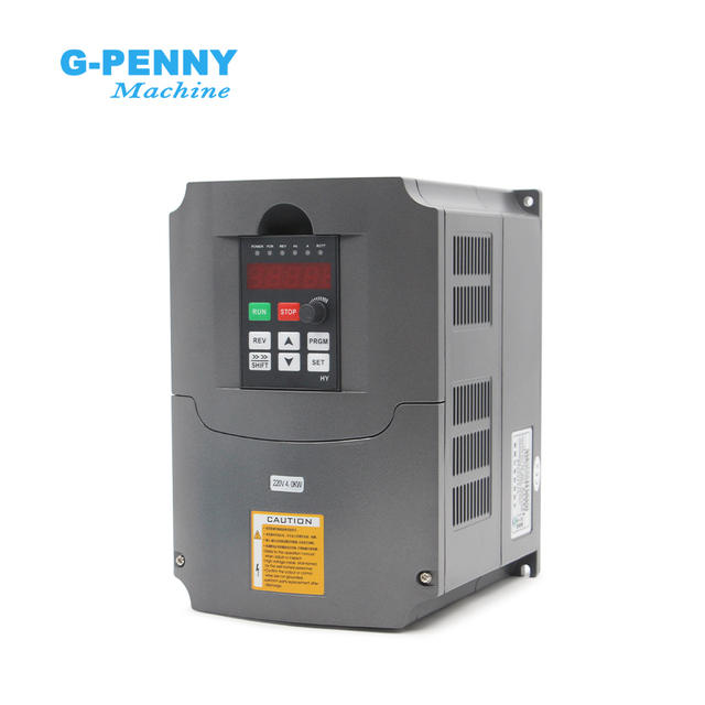 4.0KW HuanYang VFD Variable Frequency for CNC Drive Hybrid Power Inverters