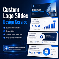 Diapositivas de PPT con Logotipo Personalizado y Estilo Personalizado - Versión Internet en Stock