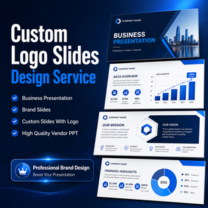Diapositivas de PPT con Logotipo Personalizado y Estilo Personalizado - Versión <span class=keywords><strong>Internet</strong></span> en Stock - Product Image 1