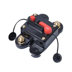 Andu company Made High Quality Water Proof IP67 12V- 48V DC Circuit Breaker for Boat Trolling with Manual Reset Surface Mount