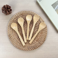 Cuillère à miel en bambou, petite cuillère en bois pour confiture, mini-cuillère à condiments pour miel, sirop, thé, dessert, ustensile de service de cuisine