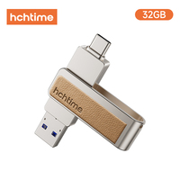 Flashdisk USB Tipe C Terbaik 3.0 32GB Putar dengan Logo Custom Garansi 1 Tahun untuk Ponsel, Laptop, Komputer, Tablet