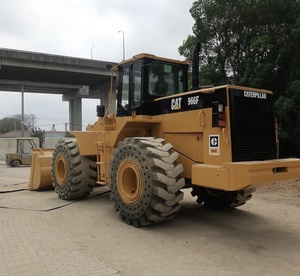 Chargeuse sur pneus Caterpillar CAT 966F d'occasion, très demandée, de bonne qualité, importée du Japon, composants de la pompe d'origine, Shanghai - Product Image 1