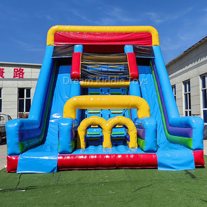 Nhà máy-tạo ra Inflatable lâu đài bouncy cho trẻ em khô trượt nhảy trở ngại Combo và dọc Rush cho cuộc phiêu lưu ngoài trời - Product Image 1