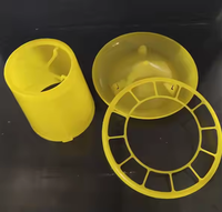 Poulet Canard Manger Mangeoire Jaune Pot Kit DIY Seau Équipement Mangeoire À Oiseaux Machine pour Ferme