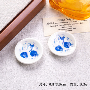 1 pièce Mini assiettes de dîner en forme de tulipe pour <span class=keywords><strong>maison</strong></span> de poupée, modèle de vaisselle de cuisine, décoration et accessoires pour <span class=keywords><strong>maison</strong></span> de poupée - Product Image 5