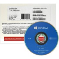 Windows 10 Pro Home 64Bit OEM DVD Paquete Completo Licencia Original OEM DVD Win10 Versión en Inglés, Coreano y Alemán Garantía de 12 Meses