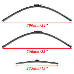 ฟอร์ด เอดจ์ เอ็มเค 2 2015 2019 ใบปัดน้ำฝนกระจกหน้ารถแบบไร้กรอบชุด QZXN 1103 - Product Image 5