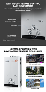 13 16 20L 3 habitaciones Uso LPG <span class=keywords><strong>GLP</strong></span> NG <span class=keywords><strong>Calentador</strong></span> de agua caliente de <span class=keywords><strong>gas</strong></span> Venta instantánea sin tanque en Irak Baja presión de agua Gaz Geyser Colgado en la pared - Product Image 6