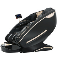 Fauteuil de massage intelligent 4D de luxe chinois, multifonction, à vibration, zéro gravité, avec fonction pédicure intégrée