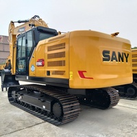 Excavatrice hydraulique sur chenilles SANY SY205C-S Stage IV de 20 tonnes avec moteur Mitsubishi et pompe hydraulique Hengli pour travaux miniers et terrassement