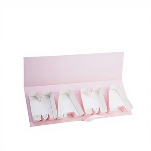 Mother's Day Floral Arrangement <b>Gift</b> <b>Box</b> Cardboard Glossy Lamination Gold Foil Stamping Embossing Elegant Magnet Paper - Product Image 3