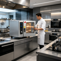 Four à pizza automatique commercial Dezoton, machine à cuire électrique pour pizzas, biscuits, restaurants, boulangeries et pizzerias