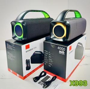 Máquina de <span class=keywords><strong>Karaoke</strong></span> X993, 30W de Potencia, Bajos Profundos, Luces RGB, Micrófono Dual, para Campamentos y Fiestas al Aire Libre, Venta al Por Mayor - Product Image 5