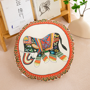 Cojín de Asiento Grueso con Diseño de Anime y Dibujos Animados, Transpirable, de Algodón y Lino, para Silla de Oficina, Soporte Lumbar de Poliéster - Product Image 5