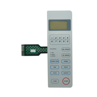 Profesional OEM diseño personalizado Flexible impermeable interruptor de membrana de alta calidad teclas matriz en relieve botones teclado numérico