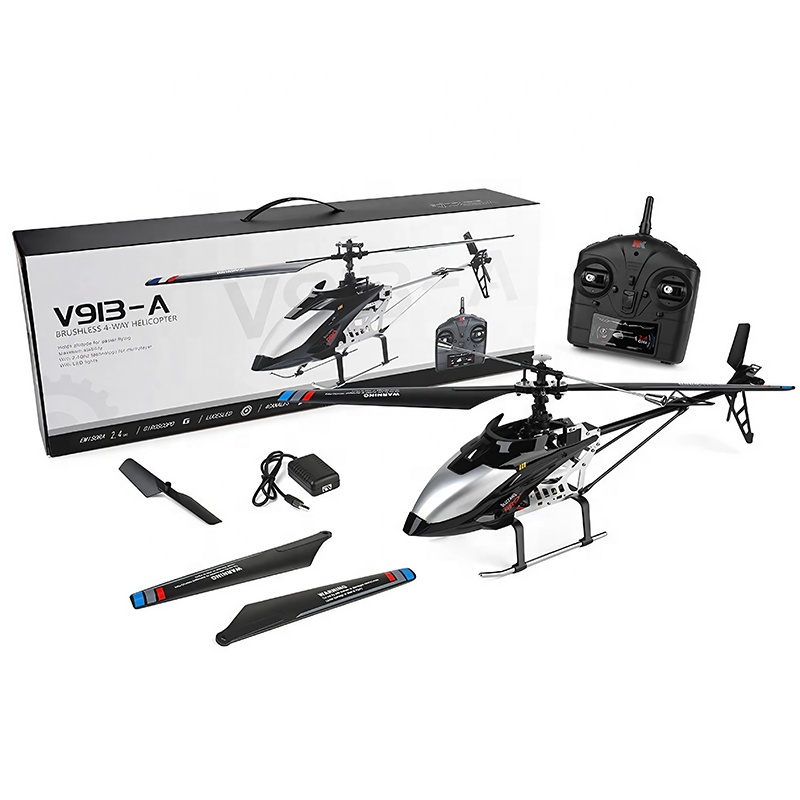 ホビーラジコン V913 A BIRD'S-EYE VIEW OF THE WORLD Wltoys V913-A Brushless 4CH RC Helicopter - Height Setting
