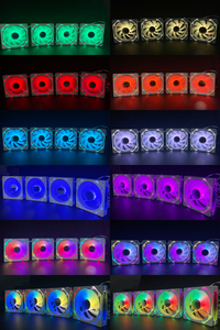 พัดลมระบายความร้อน arBB 120มม. OEM OEM OEM พัดลมระบายอากาศแบบไร้เสียงเงียบเป็นพิเศษ4PIN PWM 5V 3PIN ARGB มีสินค้าที่ใช้ในสต็อก - Product Image 3