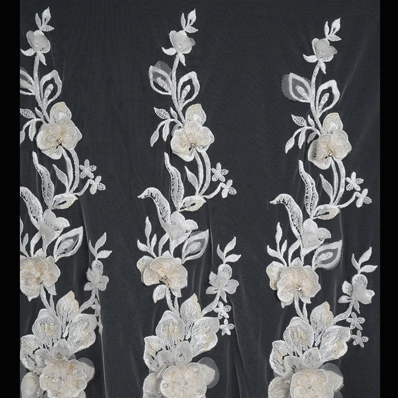 Senior Custom Designer Designs Women's Lace Fabric 3d Lace Fabric Switzerland Lace Fabric
