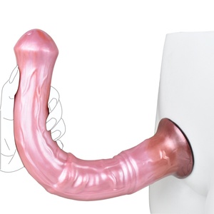 FAAK Long Realistic Horse <b>Dildo</b> With Sucker Silicone Colorful Animal Penis Fantasy Sex Toys Shop for Men Women Anal Plug - Product Image 4
