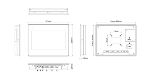 W-EINVIEWcMT2109X2 หน้าจอสัมผัส HMI ประสิทธิภาพสูงขนาด 10.1 นิ้ว WVA ของแท้พร้อมส่ง ความละเอียดสูง รองรับ PLC - Product Image 4