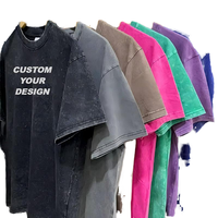T-shirt en coton surdimensionné 250 GSM, streetwear lourd, tee-shirt graphique, logo personnalisé, impression DTG, marque privée