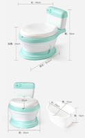 Chaise de toilette moderne monobloc à fermeture lente, fixation au sol, drainage P-trap/S-trap, facile à nettoyer, pour bébés et enfants - Offre Spéciale