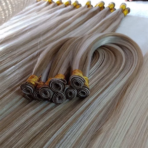 ต่อผมแบบแฮนด์ไทด์ ยี่ห้อ Jasmine Beauty สีบลอนด์ฟอก ขายดี ผมเรียงเส้นสวย 100% เรมี่แฮร์ แท้จากธรรมชาติ ขายส่ง - Product Image 5