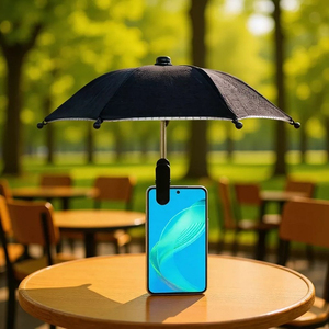 Support de téléphone portable avec pare-soleil et clip parapluie, personnalisable avec logo promotionnel, pour protection solaire extérieure de voiture électrique - Product Image 2