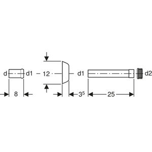 Type de tuyau de connexion blanc Outil de tournage GEBERIT-GROHE - Product Image 4